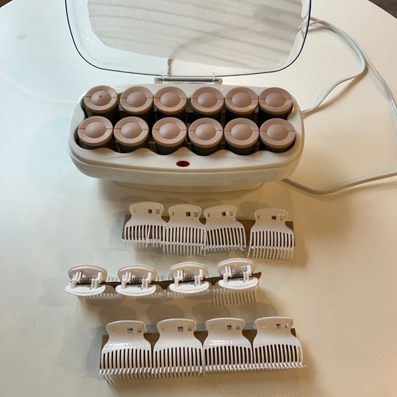 Conair Ceramic 1 1/2-inch Hot Rollers, Super Clips Included, Create Big Bouncy C - Picture 11 of 12